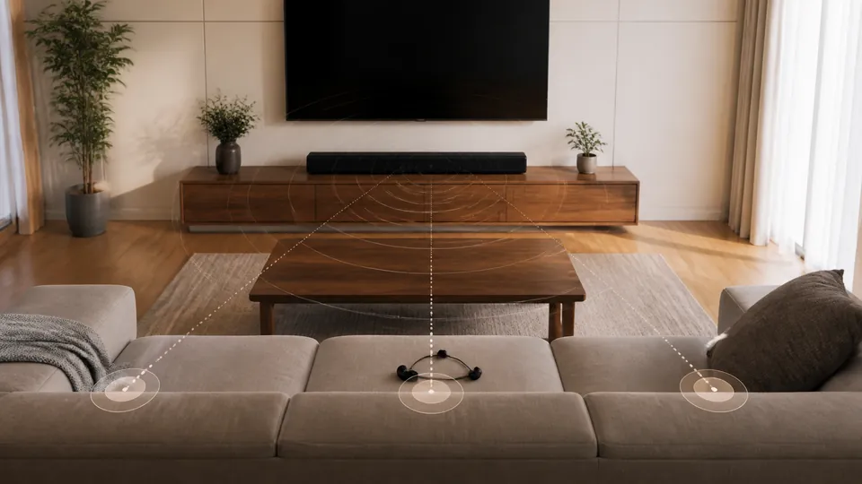 違い2:部屋への音の合わせ方のイメージ画像