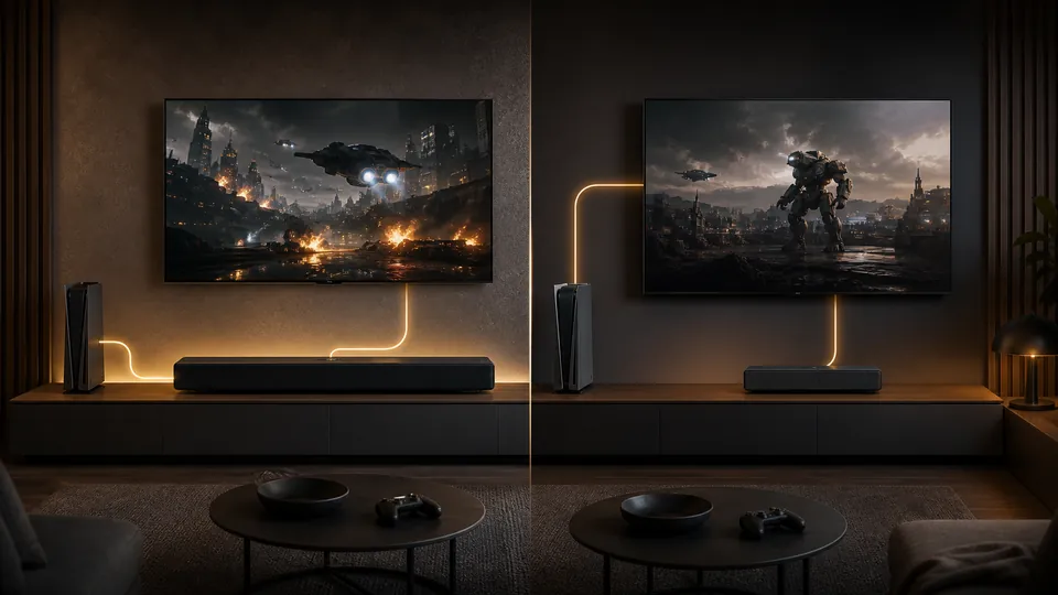 違い3：Heston 120だけHDMI入力と4K/120Hz映像通過に対応のイメージ画像